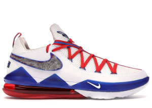 Nike LeBron 17 Low Tune Squad White/University Red (CD5007-100/CD5006-100)
