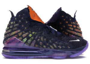 Nike LeBron 17 Monstars (GS) Navy Heather/Multi-Color-Black (CW1036-400)