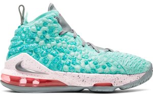 Nike LeBron 17 South Beach (GS) Light Aqua/Particle Grey (BQ5594-444)