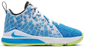 Nike  LeBron 17 Sprite (PS) Photo Blue/Photo Blue-Ghost Green (BQ5595-434)