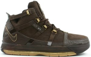 Nike  LeBron 3 Birthday Baroque Brown/Baroque Brown-Metallic Gold (312147-221)