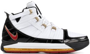 Nike  LeBron 3 Remix White/Varsity Crimson-Metallic Gold-Black (BAM153-M26-C1/312147-153)