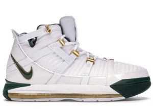 Nike  LeBron 3 SVSM Home (2019) White/White-Metallic Gold Dust (AO2434-102)