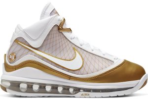 Nike  LeBron 7 China Moon 2020 (GS) White/Metallic Gold-White (CK0719-100)