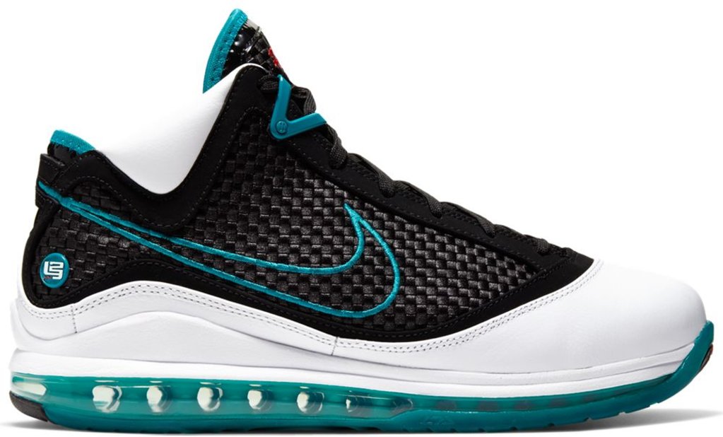 Nike LeBron 7 NFW Red Carpet 2019 (GS) White/Black-Glass Blue-Challenge Red (CT3794-100)