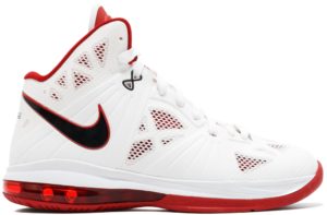 Nike LeBron 8 PS Home White/Black-Sport Red (441946-100)