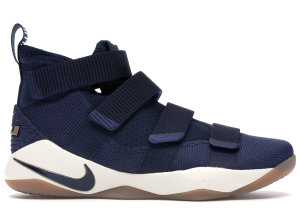 Nike  LeBron Soldier 11 Cavs Midnight Navy/Metallic Gold-White (897644-402)
