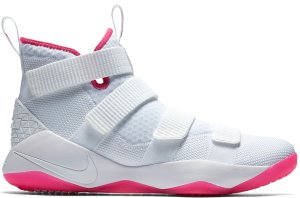 Nike LeBron Soldier 11 Kay Yow White/White-Vivid Pink (897644-102)