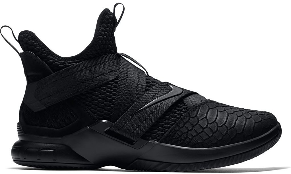 Nike LeBron Soldier 12 Triple Black Black/Black-Black (AO4054-003)