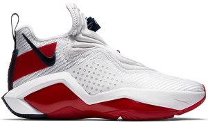 Nike  LeBron Soldier 14 USA White/White-University Red-Midnight Navy (CK6047-100)