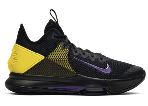 Nike  LeBron Witness 4 Black/Opti Yellow Black/Opti Yellow-White-Voltage Purple (BV7427-004)