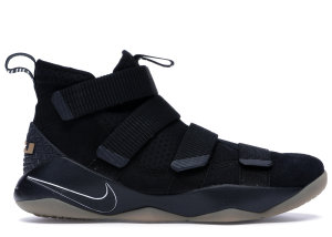 Nike  LeBron Zoom Soldier 11 Black Gum Black/Black-Gum Light Brown-Total Crimson (897644-007)