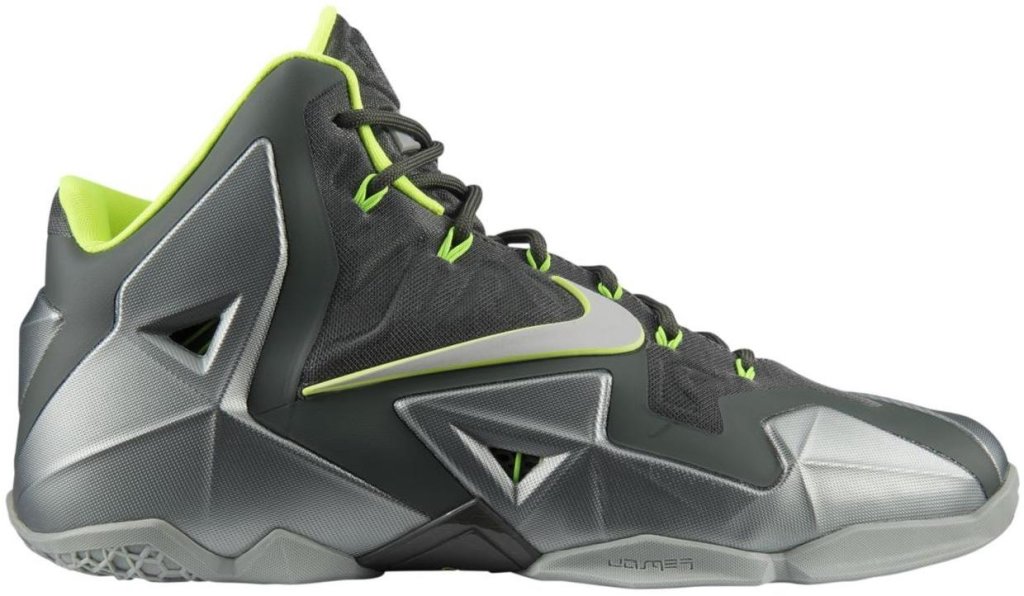 Nike LeBron 11 Dunkman Mica Green/Sea Spray-Dark Mica Green-Volt (616175-300)