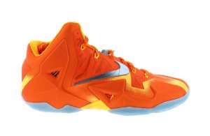Nike  LeBron 11 Forging Iron Urban Orange/Light Armory Blue-Laser Orange (626376-800)