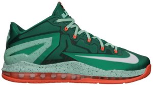 Nike  LeBron 11 Low Biscayne Mystic Green/White-Medium Mint (642849-313)