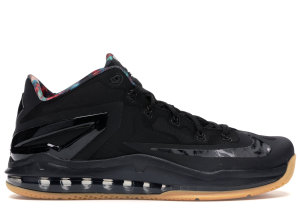 Nike  LeBron 11 Low Black Gum Black/Hyper Crimson-Hyper Cobalt-Metallic Gold (642849-078)