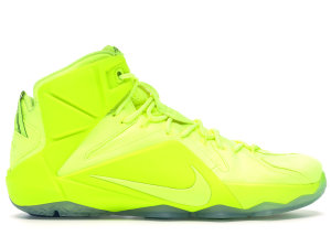 Nike  LeBron 12 EXT Tennis Ball Volt/Volt-White-Black (748861-700)