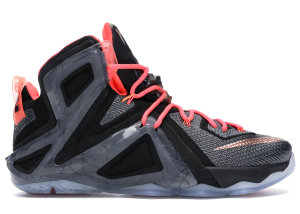 Nike  LeBron 12 Elite Rose Gold Black/White/Hot Lava (724559-091)