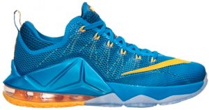 Nike  LeBron 12 Low Entourage Photo Blue/University Gold-Gym Blue (724577-484)