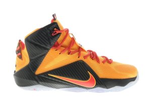 Nike  LeBron 12 Witness Laser Orange/Green Glow-Black (684593-830)