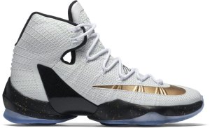 Nike LeBron 13 Elite Gold White/Black-Metallic Gold (831923-170)