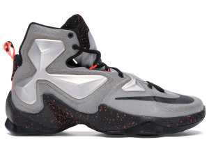 Nike  LeBron 13 Lava Metallic Silver/Energy-Hyper Jade-Black (807219-003)