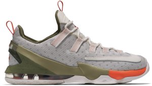 Nike LeBron 13 Low Phantom Phantom/Phantom-Neutral Olive-Turf Orange (849783-002)