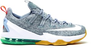 Nike  LeBron 13 Low Stealth Stealth/White/Bright Crimson (831925-016)