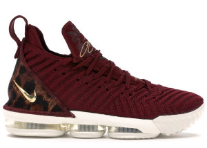 Nike LeBron 16 King Team Red/Metallic Gold-Multi-Color-Sail (AO2588-601/AO2595-601)