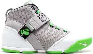 Nike  LeBron 5 Dunkman Medium Grey/Medium Grey-Mean Green-White (317253-002)