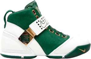 Nike  LeBron 5 Gorge Green Metallic Gold Gorge Green/White-Metallic Gold (317253-311)