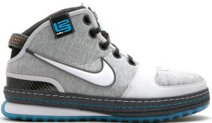Nike  LeBron 6 Athlete Matte Silver/Baltic Blue-Black (346526-041)