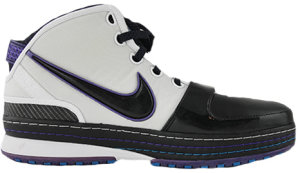 Nike  LeBron 6 Summit Lake Hornets White/Black-Varsity Purple-Orion Blue (346526-002)