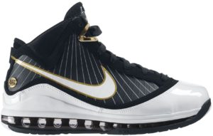 Nike LeBron 7 Black/White-Metallic Gold Black/White-Metallic Gold (375664-011)
