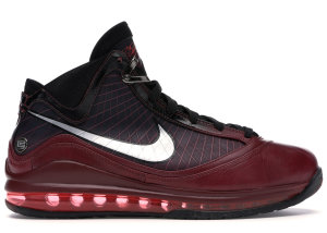 Nike  LeBron 7 Christmas (2009) Team Red/Metallic Silver-Black-Hot Red (375664-600)