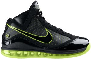 Nike  LeBron 7 Dunkman Black/Black-Electric Green (375664-006)