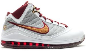 Nike LeBron 7 PS MVP (NFW) White/Bronze-Team Red-Wolf Grey (383578-102)