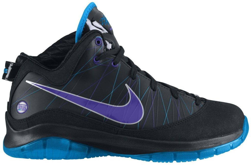 Nike LeBron 7 PS P.S. Summit Lake Hornets Black/Varsity Purple-Orion Blue (407639-001)