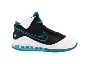 Nike  LeBron 7 Red Carpet (2009) White/Black-Glass Blue-Chilling Red (383578-101)