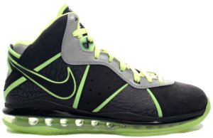 Nike  LeBron 8 112 Pack (Clark Kent) Black/Metallic Silver-Neon Yellow (h010mnbskt 186-268612)