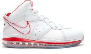 Nike  LeBron 8 China White/White-Sport Red (417098-101/417098-102)