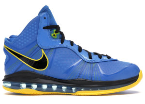 Nike  LeBron 8 V/2 Entourage Photo Blue/Black-Tour Yellow (429676-401)