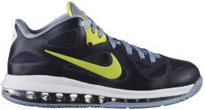 Nike LeBron 9 Low Cyber Obsidian/Cyber-White-Blue Grey (510811-401)