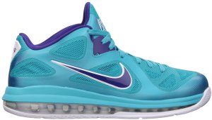 Nike  LeBron 9 Low Summit Lake Hornets Turquoise Blue/Court Purple (510811-400)