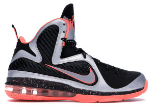Nike  LeBron 9 Mango Metallic Silver/Metallic Silver-Bright Mango (469764-005)