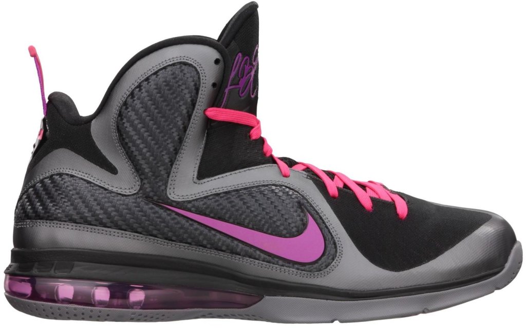 Nike LeBron 9 Miami Nights Cool Grey/Vivid Grape-Black-Cherry (469764-002)
