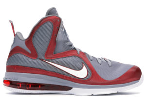 Nike LeBron 9 Ohio State sport red/white-wolf grey (469764-601)