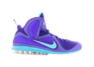 Nike  LeBron 9 Summit Lake Hornets Pure Purple/Turquoise Blue-White (469764-500)