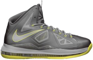 Nike  LeBron X Canary Sport Grey/Strata Grey-Electric Yellow (541100-007)