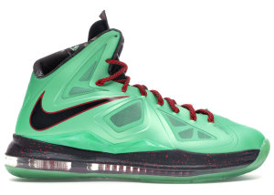 Nike  LeBron X Cutting Jade Tormaline/Black-University Red-Fiberglass (541100-303)